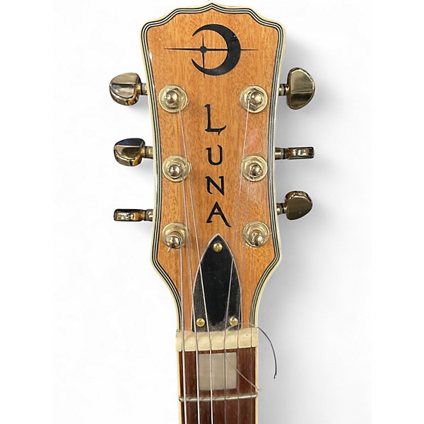 Used Luna 501-NAT Natural Hollow Body Electric Guitar