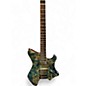 Used Eart GW2 Blue Burst Solid Body Electric Guitar thumbnail