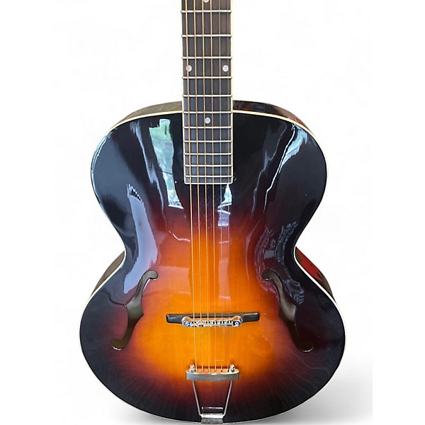 Used The Loar LH600VS Tobacco Burst Acoustic Guitar