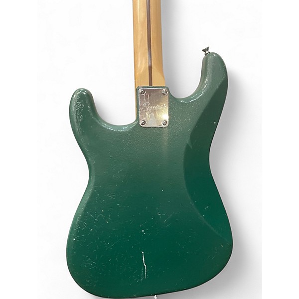 Used Squier Standard Stratocaster Green Solid Body Electric Guitar