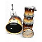 Used Mapex 5 Piece Meridian Caramel Burst Drum Kit