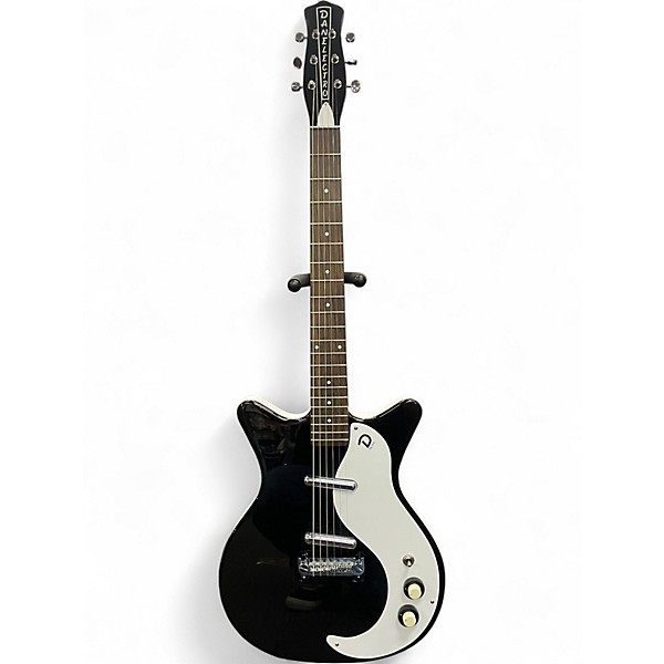 Used Danelectro '59M NOS Black and White Solid Body Electric Guitar