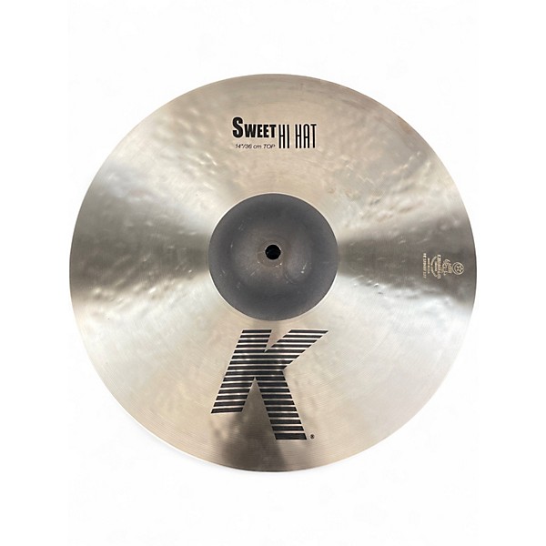 Used Zildjian 14in K Sweet Hihat Pair Cymbal