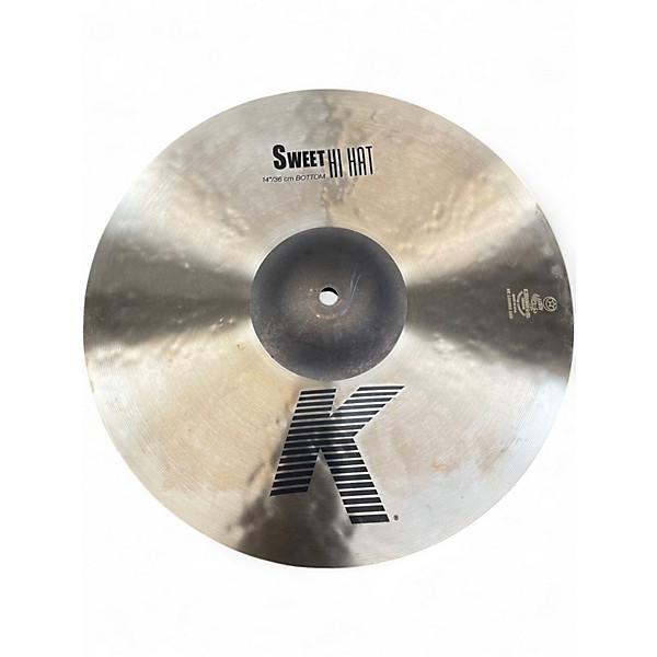 Used Zildjian 14in K Sweet Hihat Pair Cymbal