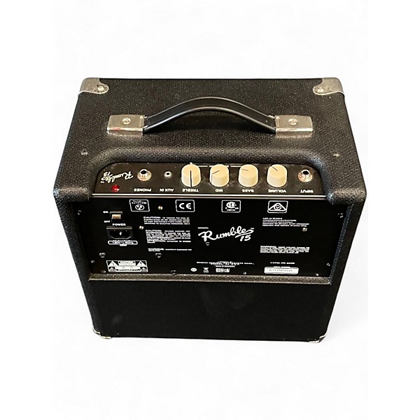 Used Fender Rumble V3 15w 1x8 Bass Combo Amp