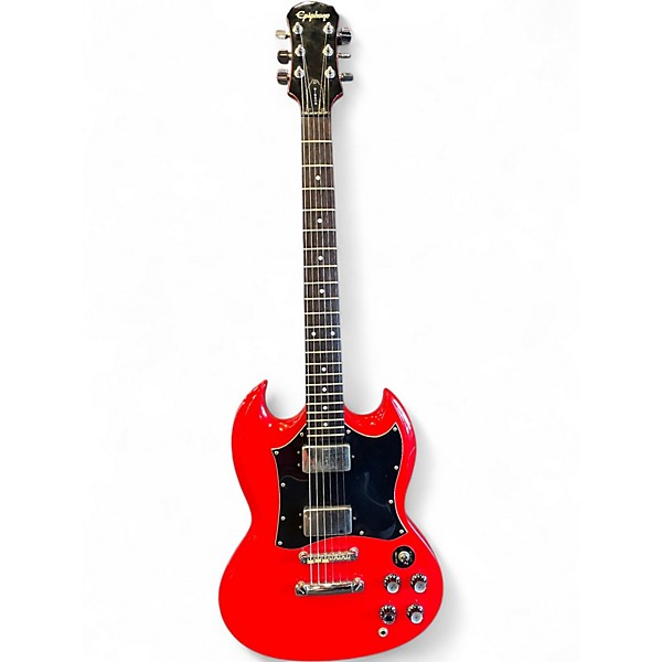 Vintage 1994 Epiphone SG Cherry Solid Body Electric Guitar