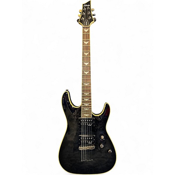 Used Schecter Guitar Research Omen Extreme 6 GRAY BURST Solid Body Electric Guitar