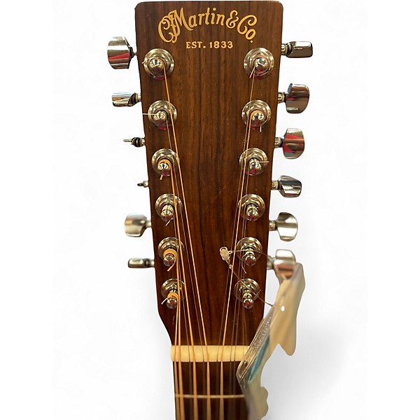 Used Martin DM12 Natural 12 String Acoustic Guitar