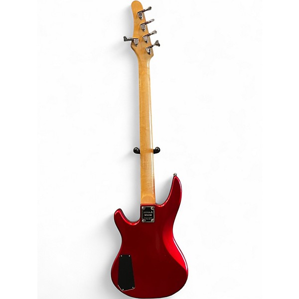Used Samick Artist Series Red Electric Bass Guitar