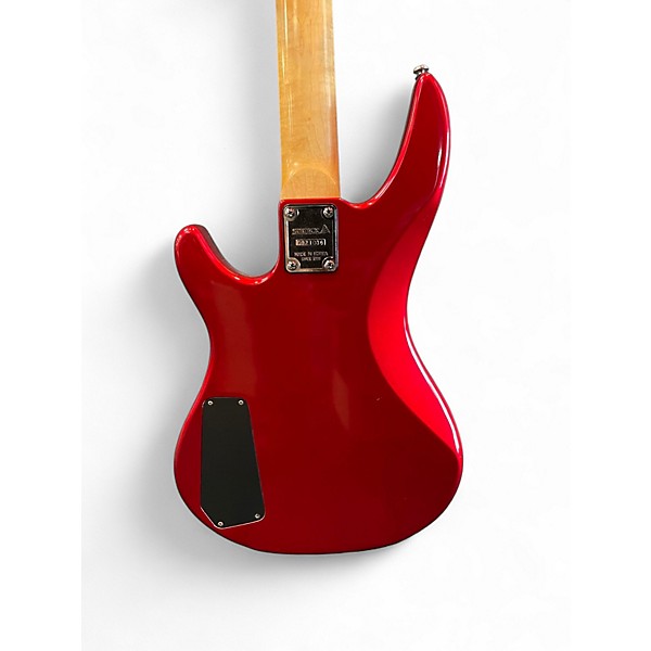 Used Samick Artist Series Red Electric Bass Guitar