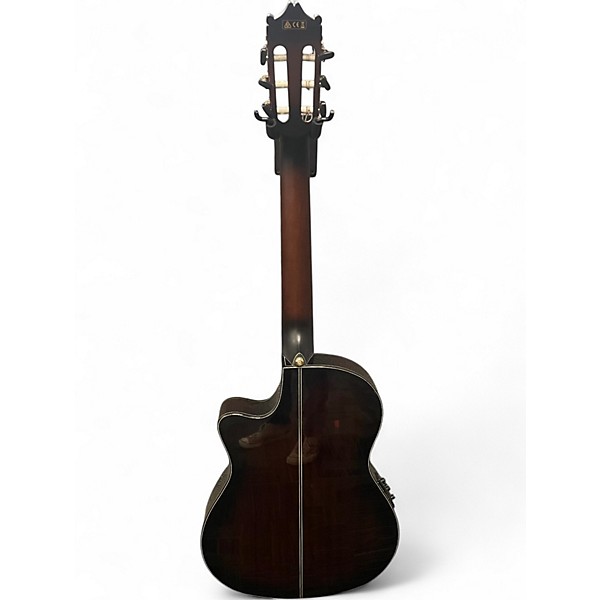 Used Ibanez GA35TCE-DVS Dark Violin Burst Classical Acoustic Guitar