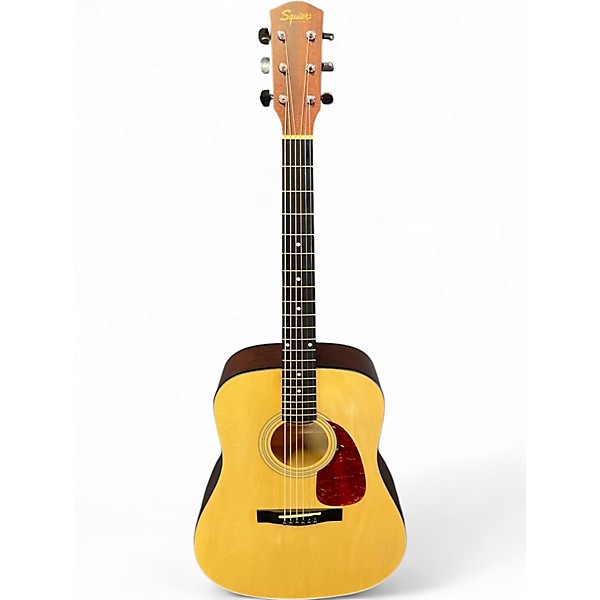 Used Squier SD-6 Natural Acoustic Guitar