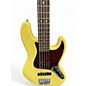 Used Fender Deluxe Active Jazz Bass V 5 String Vintage White Electric Bass Guitar