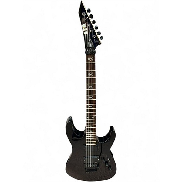 Used ESP LTD KH202 Kirk Hammett Signature Black Solid Body Electric Guitar