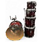 Used Gretsch Drums 5 Piece Catalina Maple Red to Black Fade Drum Kit