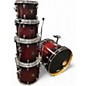 Used Gretsch Drums 5 Piece Catalina Maple Red to Black Fade Drum Kit
