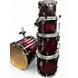 Used Gretsch Drums 5 Piece Catalina Maple Red to Black Fade Drum Kit