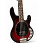 Used Ernie Ball Music Man Stingray 4 H Black Cherry Electric Bass Guitar