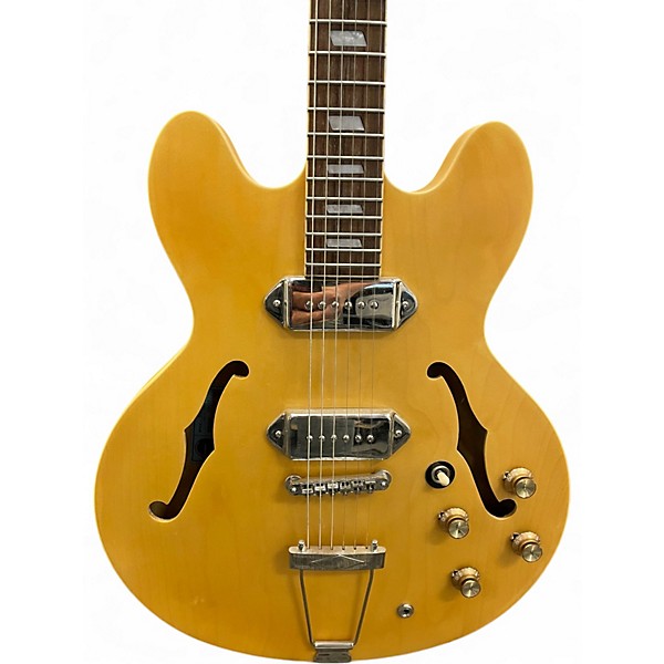 Used Epiphone Inspired by John Lennon Revolution Casino Model E230TD satin blonde Hollow Body Electric Guitar