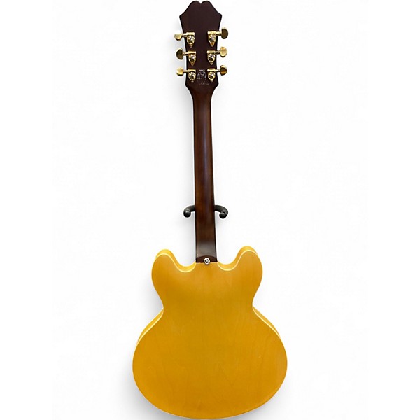 Used Epiphone Inspired by John Lennon Revolution Casino Model E230TD satin blonde Hollow Body Electric Guitar