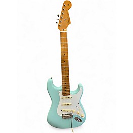 Used Fender Classic Series '50s Stratocaster Daphne Blue Solid Body Electric Guitar
