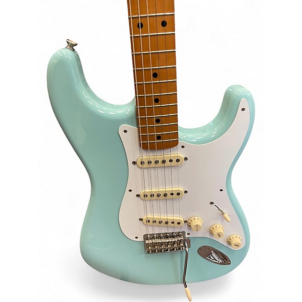 Used Fender Classic Series '50s Stratocaster Daphne Blue Solid Body Electric Guitar