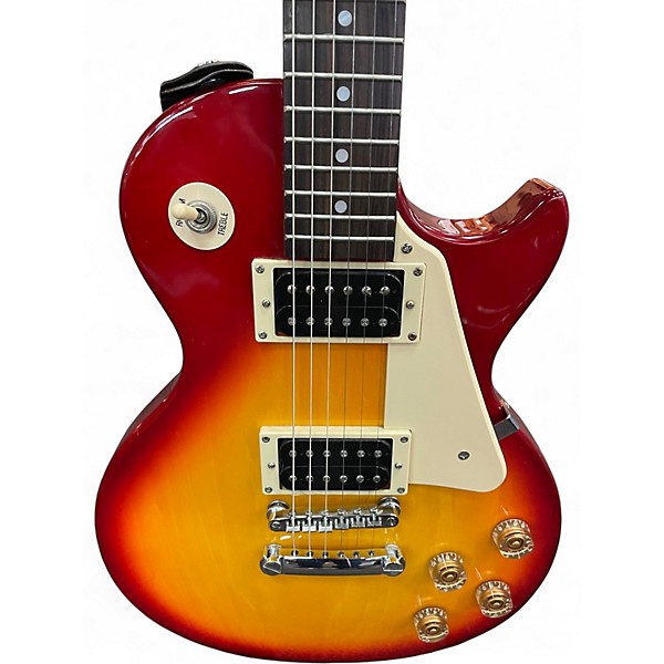 Used Epiphone Les Paul 100 Bolt On Cherry Sunburst Solid Body Electric Guitar