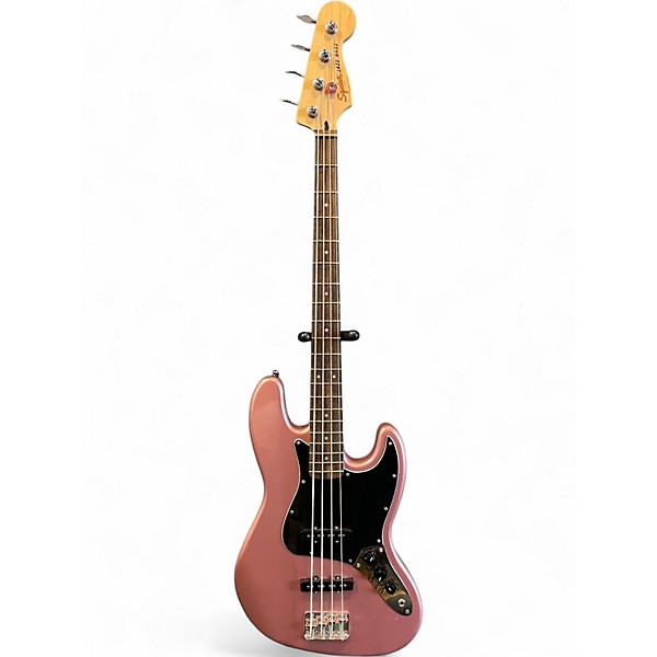 Used Squier Affinity Jazz Bass Burgundy Mist Electric Bass Guitar