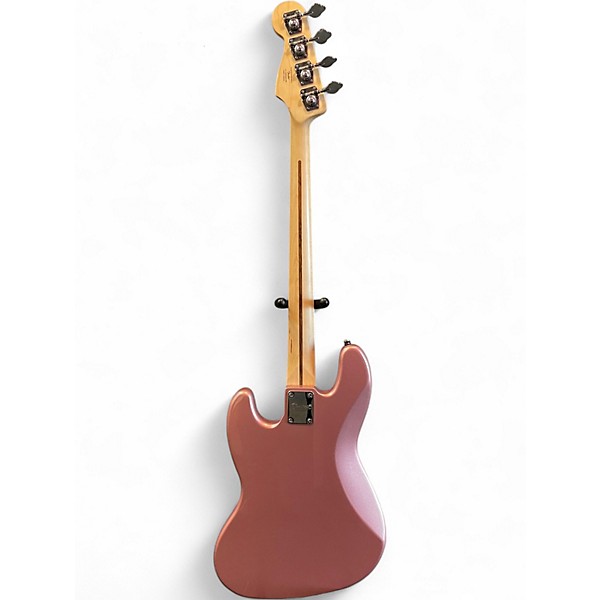 Used Squier Affinity Jazz Bass Burgundy Mist Electric Bass Guitar
