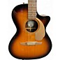Used 2021 Fender Newporter Player Sunburst Acoustic Electric Guitar