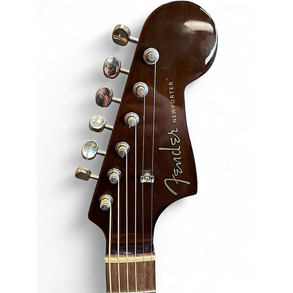 Used 2021 Fender Newporter Player Sunburst Acoustic Electric Guitar