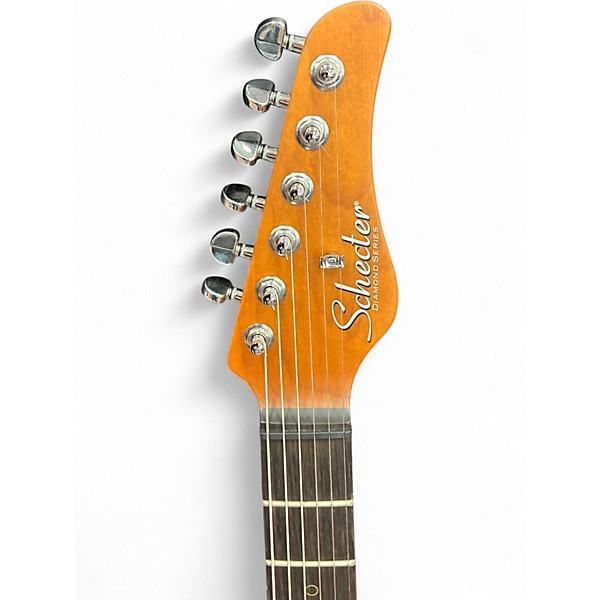 Used Schecter Guitar Research Nick Johnston Stratocaster HSS Atomic Frost Solid Body Electric Guitar