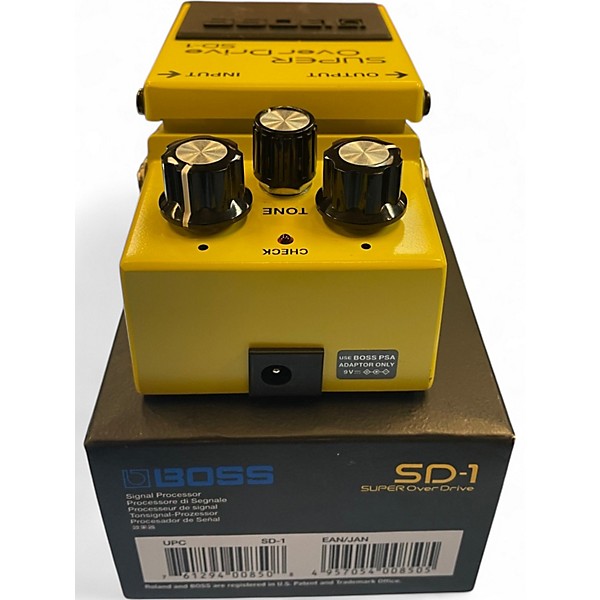 Used BOSS SD1 Super Overdrive Effect Pedal