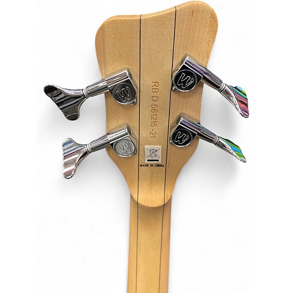 Used Warwick Corvette 4 String Natural Electric Bass Guitar