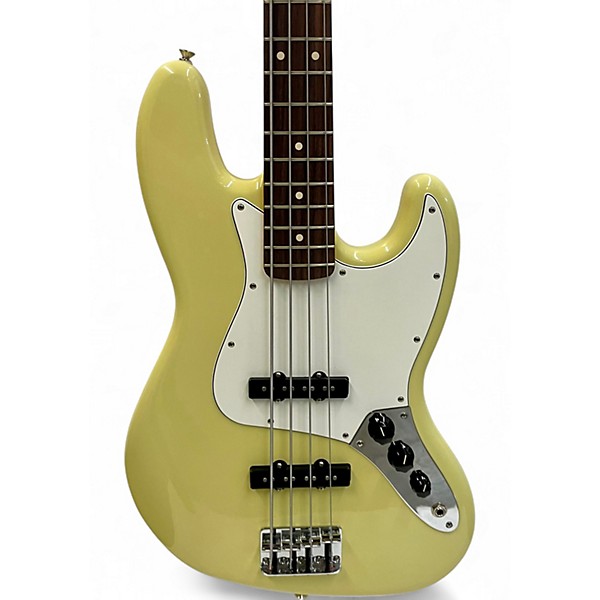 Used Fender Player II Jazz Bass Yellow Electric Bass Guitar