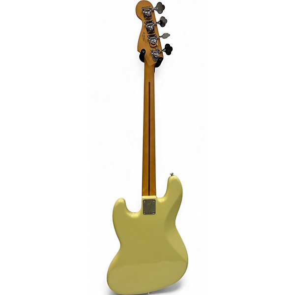 Used Fender Player II Jazz Bass Yellow Electric Bass Guitar