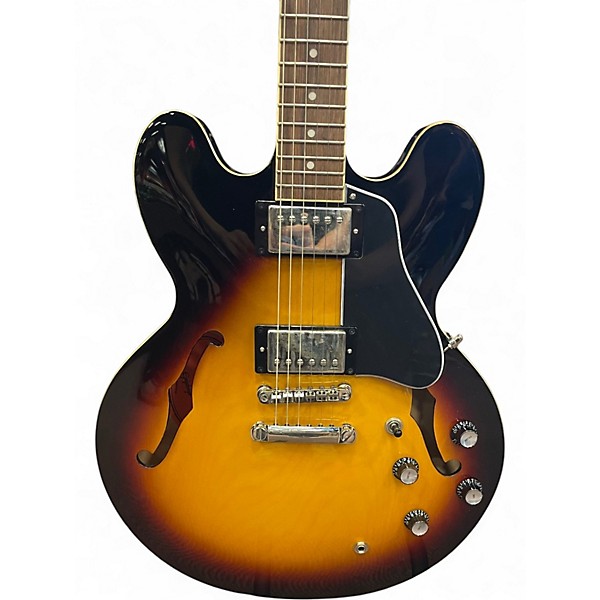 Used Epiphone ES335 Tobacco Sunburst Hollow Body Electric Guitar