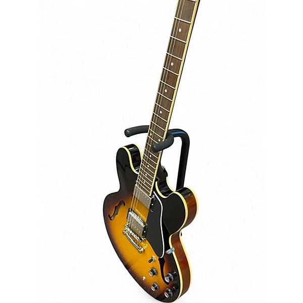 Used Epiphone ES335 Tobacco Sunburst Hollow Body Electric Guitar