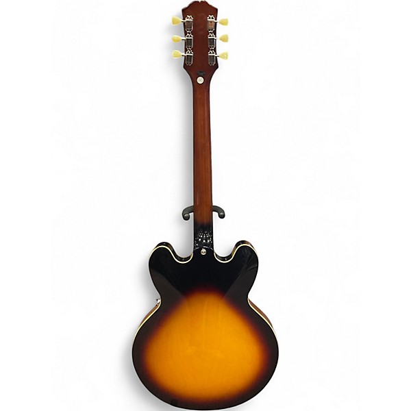 Used Epiphone ES335 Tobacco Sunburst Hollow Body Electric Guitar