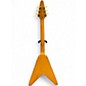 Used Epiphone inspired by gibson 1958 korina flying v Natural Solid Body Electric Guitar