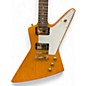 Used Epiphone inspired by gibson 1958 korina explorer Natural Solid Body Electric Guitar