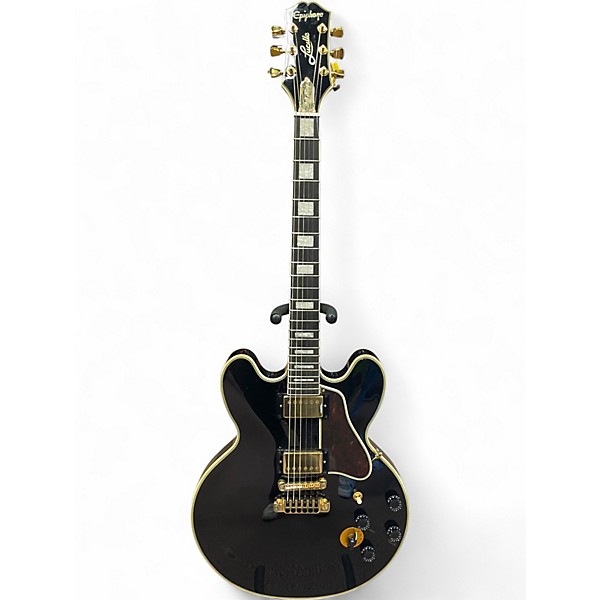 Used Epiphone BB King Lucille Ebony Hollow Body Electric Guitar