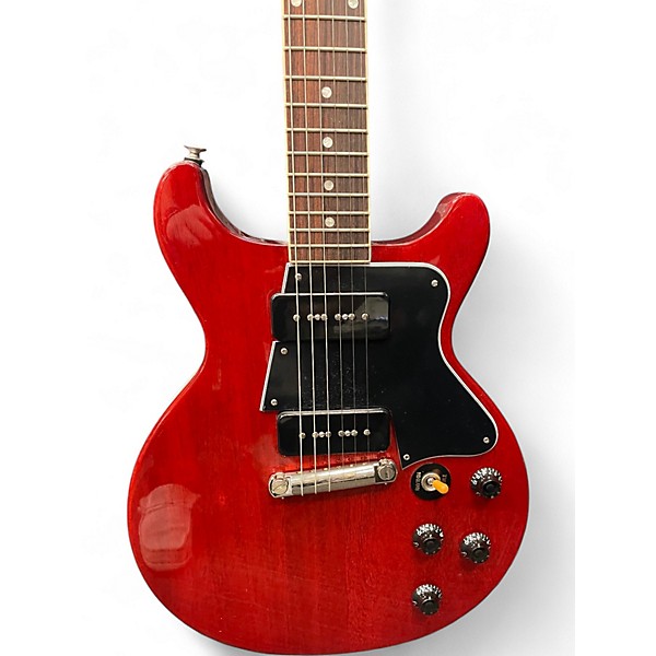 Used Gibson Les Paul Special Double Cut Cherry Solid Body Electric Guitar