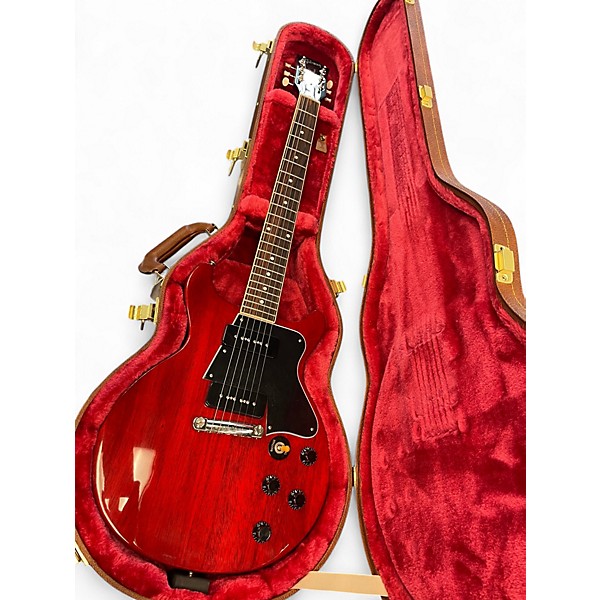 Used Gibson Les Paul Special Double Cut Cherry Solid Body Electric Guitar