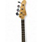 Used Lyman LP-150 Vintage Yellow Electric Bass Guitar