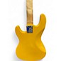 Used Lyman LP-150 Vintage Yellow Electric Bass Guitar