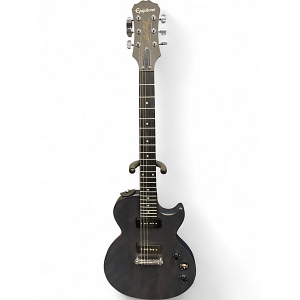 Used Epiphone P-90 Worn Black Solid Body Electric Guitar