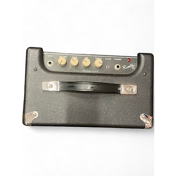 Used Fender Rumble 15 15W 1X8 Bass Combo Amp