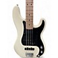 Used Squier Affinity PJ Bass Antique White Electric Bass Guitar