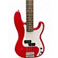 Used Squier MINI PRECISION Dakota Red Electric Bass Guitar